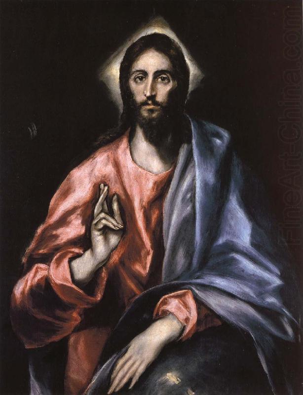 El Greco Christ as Saviour china oil painting image
